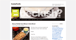 Desktop Screenshot of buzzyfoods.com